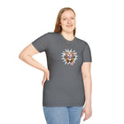 OMG Red Nose Pitbull Unisex Softstyle Shirt - A Happy and Excited Pit Bull on a High Quality Shirt for Dog Lovers