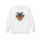 Playful Pug Crewneck Sweatshirt - Cozy Unisex Fleece, Dog Lover Gift, Pet Apparel, Cute Sweatshirt, Fun Dog Design