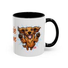 Load image into Gallery viewer, Doxie Mom Mug | Accent Coffee Mug 11oz, Dachshund Mom Ceramic