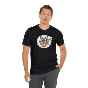 Happy German Shepherd Unisex Jersey Short Sleeve Tee