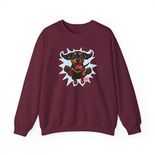 Load image into Gallery viewer, Playful Dachshund Dog Crewneck Sweatshirt | Funny Dog Lover Gift, Unisex Sweatshirt, Pet Owner Apparel, Casual Cozy Wear, Birthday Gift