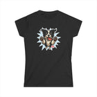 OMG Youre Home Dog Reunion T-Shirt: Happy and Excited Leaping Border Collie Women's Shirt