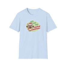Load image into Gallery viewer, Christmas Frenchie Unisex Softstyle T-Shirt, Festive Dog Tee, Holiday Gift, Cute Pug Shirt, Casual Wear, Christmas Apparel