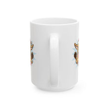 Load image into Gallery viewer, Festive Yellow Labrador Retriever Dog Mug - Perfect Holiday Gift for Dog Lovers, Fun Pet Mug, Christmas Present, Adorable Puppy Design