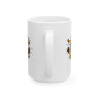 Festive Yellow Labrador Retriever Dog Mug - Perfect Holiday Gift for Dog Lovers, Fun Pet Mug, Christmas Present, Adorable Puppy Design