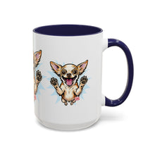 Load image into Gallery viewer, Chihuahua Happy Pup Accent Coffee Mug – Cute Dog Lover Gift (11/15oz)