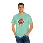 Festive French Bulldog T-shirt, Holiday Shirt, Unisex Tee, Dog Lover Gift, Christmas Apparel, Cute Pet T-shirt