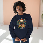 Festive Pug Sweatshirt, Unisex Crewneck, Holiday Gift, Dog Lover Apparel, Christmas Sweater, Cozy Winter Wear