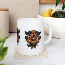 Load image into Gallery viewer, Dachshund Happy Pup Ceramic Mug (11oz &amp; 15oz)