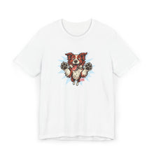 Load image into Gallery viewer, Fun Red and White Border Collie Dog Lover T-Shirt, Cute Pet Tee, Animal Lover Gift, Birthday Present for Dog Moms/Dads