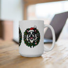 Festive Boston Terrier Dog Lover Mug, Christmas Dog Mug, Holiday Gift for Pet Owners, Cute Puppy Design Cup, Funny Coffee Tea Mug