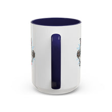 Load image into Gallery viewer, Happy White Husky Accent Coffee Mug | Cute Jumping Dog Paw Print Design (11/15 oz)