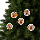 Vizsla Dog Lover's Ceramic Christmas Ornaments, 2-Sided Dog Themed Holiday Decor - Pet Lover Gift, Personalized Ornament, Doggie Home Decor