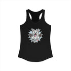 Women's Ideal Happy Husky Puppy Racerback Tank