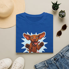 Load image into Gallery viewer, Vizsla Dad Shirt Men, Happy Vizsla Puppy T-Shirt, Excited Running Vizsla Mens Tee, Welcome Home Dog Shirt, Vizsla Lover Gift for Him
