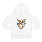 Happy Jumping Chihuahua Toddler Hoodie | Cute Dog Paw Print Design