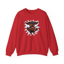 Load image into Gallery viewer, Playful Dachshund Dog Crewneck Sweatshirt | Funny Dog Lover Gift, Unisex Sweatshirt, Pet Owner Apparel, Casual Cozy Wear, Birthday Gift