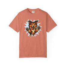 Load image into Gallery viewer, Playful Collie Dog Graphic T-Shirt, Unisex Pet Lover Tee, Casual Wear, Birthday Gift, Collie Lover Apparel, Graphic Tees for Dog Owners