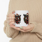 Festive Dachshund Dog Mug | Holiday Gift for Dog Lovers | Cute Christmas Coffee Cup | Pet Decor | Animal Lover Mug