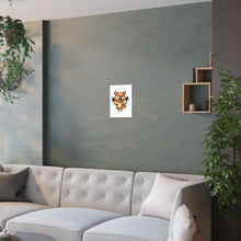Load image into Gallery viewer, Happy Jumping Shiba Inu Puppy Poster | Satin Poster (210gsm)