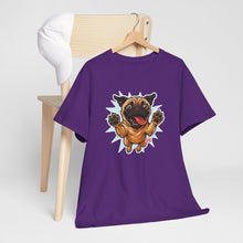 Load image into Gallery viewer, Playful Pug Unisex Tee - Fun Pet Lover T-Shirt, Gift for Dog Owners, Casual Attire, Animal Enthusiast Apparel, Cute Graphic Tee