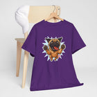 Playful Pug Unisex Tee - Fun Pet Lover T-Shirt, Gift for Dog Owners, Casual Attire, Animal Enthusiast Apparel, Cute Graphic Tee