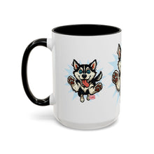 Load image into Gallery viewer, Playful Siberian Husky Dog Coffee Mug, Cute Pet Lover Gift, Fun Drinkware, Husky-Themed Present, Mother's Day Gift