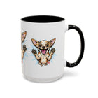 Chihuahua Happy Pup Accent Coffee Mug – Cute Dog Lover Gift (11/15oz)