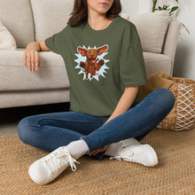 Load image into Gallery viewer, Happy Vizsla Puppy T-Shirt | Cute Running Vizsla Dog Tee