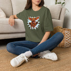 Happy Vizsla Puppy T-Shirt | Cute Running Vizsla Dog Tee