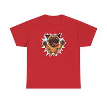 Load image into Gallery viewer, Playful Pug Unisex Tee - Fun Pet Lover T-Shirt, Gift for Dog Owners, Casual Attire, Animal Enthusiast Apparel, Cute Graphic Tee