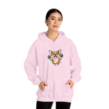 Load image into Gallery viewer, Happy Corgi Jumping hoodie | Cute Dog Illustration Hoodie