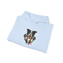 Load image into Gallery viewer, Cozy Border Collie Dog Lover's Hoodie, Unisex Heavy Blend Sweatshirt, Cute Pet Gift, Men's Hoodie