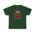 Christmas GSD Puppy Shirt, Holiday T-Shirt, Unisex Cotton Tee, Santa German Shepherd Dog Shirt