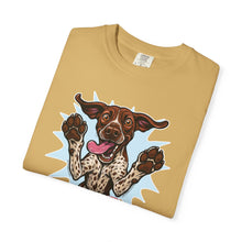 Load image into Gallery viewer, Playful German Shorthaired Pointer Dog Graphic Tee, Casual Pet Lover Shirt, Funny Dog T-Shirt, Gift for GSP Owners