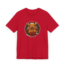 Load image into Gallery viewer, Festive Golden Retriever Dog Lover T-Shirt | Holiday Gift, Unisex Christmas Tee, Animal Lover Apparel, Cute Pet Shirt, Funny Dog Shirt