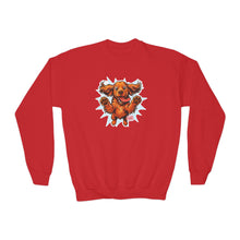 Load image into Gallery viewer, Happy Leaping Cocker Spaniel Sweatshirt | Youth Crewneck