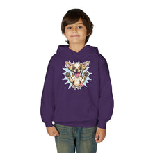 Load image into Gallery viewer, Happy Jumping Chihuahua Hoodie | Cute Dog Illustration, Youth Hoodie
