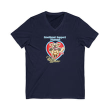 Load image into Gallery viewer, Emotional Support Human - Golden Retriever - Bella Womens V-Neck