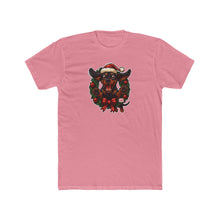 Load image into Gallery viewer, Festive Dachshund Dog Wreath Tee, Dog Lover Gift, Christmas Apparel, Holiday T-Shirt, Unisex Graphic Tee, Pet Lover Gift