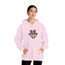 Load image into Gallery viewer, Playful Red and White Border Collie Animal Print Hoodie - Cozy Unisex Sweatshirt, Cute Gift for Pet Lovers