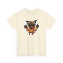 Load image into Gallery viewer, Playful Pug Unisex Tee - Fun Pet Lover T-Shirt, Gift for Dog Owners, Casual Attire, Animal Enthusiast Apparel, Cute Graphic Tee
