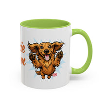 Load image into Gallery viewer, Doxie Mom Mug | Accent Coffee Mug 11oz, Dachshund Mom Ceramic
