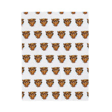 Load image into Gallery viewer, Leaping Longhaired Dachshund Velveteen Plush Blanket Doxie Welcome Home