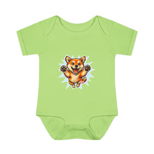 Load image into Gallery viewer, Shiba Inu Puppy Baby Bodysuit — Cute Shiba Dog Infant Onesie