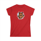 Fun Collie Dog Graphic Women's Softstyle Tee, Pet Lover Shirt, Cute Animal T-Shirt, Gift for Dog Moms, Casual Wear