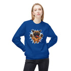 Playful Pug Crewneck Sweatshirt - Cozy Unisex Fleece, Dog Lover Gift, Pet Apparel, Cute Sweatshirt, Fun Dog Design