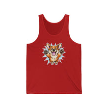 Load image into Gallery viewer, Corgi Splash Tank Top | Cute Paw-Splash Dog Lover Tank