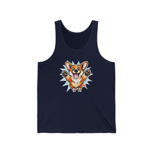 Load image into Gallery viewer, Corgi Splash Tank Top | Cute Paw-Splash Dog Lover Tank