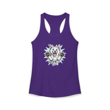 Load image into Gallery viewer, Women's Ideal Happy Husky Puppy Racerback Tank
